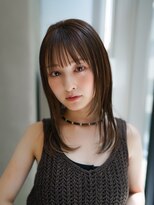 ギークス(GEEKS)&nbsp;【GEEKS渋谷】黒髪ロング/顔周りレイヤー/冬カラー/艶グレージュ