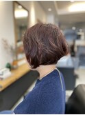 ショートボブグラボブくせ毛カット絶壁解消大人ショート