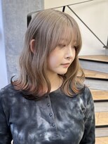 ミリ(mm)&nbsp;裾カラー デザインカラー 波巻きスタイリング 髪質改善 仙台