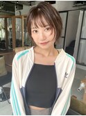 【天王寺 あべの】ショートボブ/ミニボブ/くびれショート(田岡)