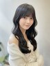 【人気No,３】カット＋透明感プラチナトリートメントカラー→￥18,000