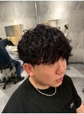 波巻きパーマ/波巻きツイスパ