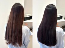 超高濃度水素ケアカラーで叶う艶髪☆