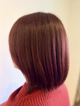 アトリエ ファゴビス(ATELIER FAGOT Bis) 秋におすすめ！ブリーチなしレッド