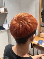 ビスイル 秋葉原店(Vis ill) メンズブリーチカラーオレンジハイトーン