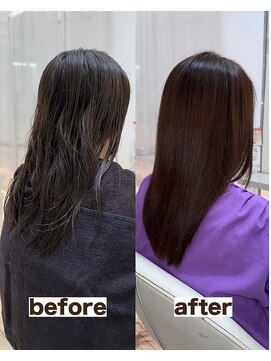 シゲ 自由が丘店(SHIGE) 白髪染めも髪質改善カラーでマイナス10歳40代50代グレイカラー