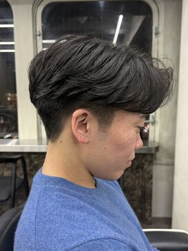 ニコ トウキョウ ロジック(nico TOKYO Logic) メンズセンターパートニュアンスパーマフェザーパーマ