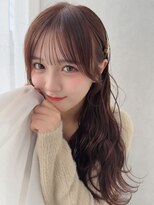 カシュカシュ 表参道(cache cache)&nbsp;レイヤーカットxウェーブ巻き/クラシックショコラカラー/ロング