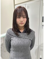 アローム(alom)&nbsp;レイヤーカット×ココアブラウン