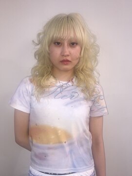ニール 名古屋 伏見 丸の内(NEELU) 【anzu】ふわふわブロンドヘア
