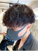 ツイストパーマメンズパーマ波巻きパーマシャドウパーマ佐賀