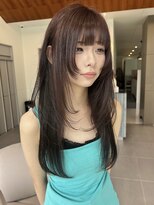 ローレンアオ(LOREN AO)&nbsp;ハッシュカット/グレージュ/デザインカラー/矢場町