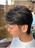 【メンズパーマ】骨格補正！爽やかビジネスショート