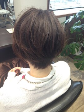ヘアーアンドメイク リコ(hair and make LIKO) 好感度間違いなし！ツヤ×毛束感！おしゃれショートボブ！