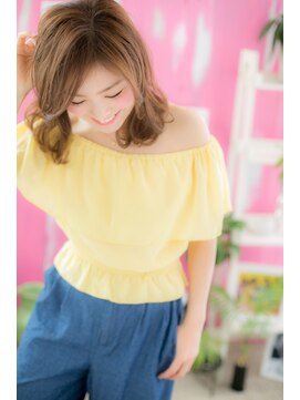 ミック ヘアアンドビューティー 大山店(miq  Hair&Beauty) ランダムカールの愛され♪くびれミディb