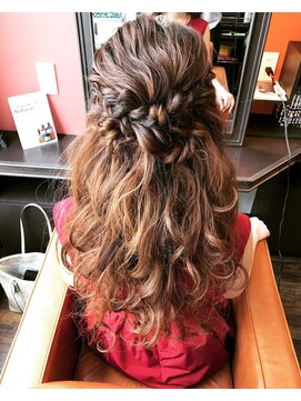 ボアップ 京橋店(boappu) #ハーフアップ