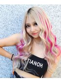 #エッグモデル#プルエクステ#ハイライト