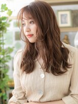 カバーヘア ブリス 上尾西口店(COVER HAIR bliss)&nbsp;大人ハイライトで小顔*外国人風ウェーブ巻きa上尾20代30代40代