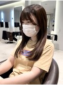 大人かわいい　顔まわりレイヤーミディ