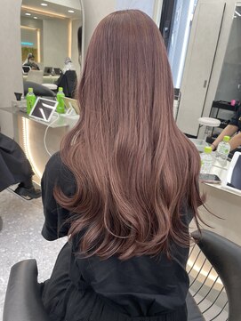 ロンド マーレ 天神大名店(Lond mare) イメチェン/チェリーブラウン/フェミニン/ダークアッシュ/束感