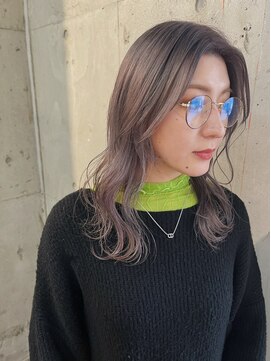 ラニヘアサロン(lani hair salon) ミルクティーカラー/ベージュカラー/レイヤーカット/デザイン