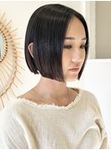 前下がりボブ