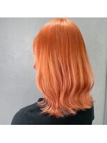 ミル 今治(1003 mille IMABALI)&nbsp;オレンジカラー/オレンジベージュ/ミディアムヘア