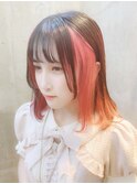 DAYS　明治神宮前インナーカラーピンクカラー10代20代30代
