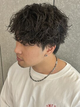 ニアウ 太田店(Niau) メンズパーマ波巻きスパイラルパーマツイストスパイラルパーマ