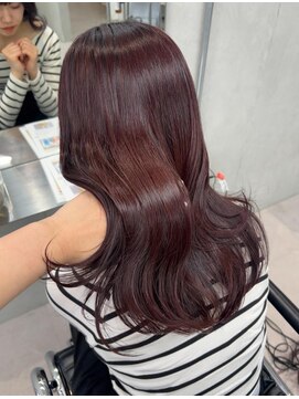 イオ ティラベント 鳳店(io tiravento) 髪質改善カラー　カシスラベンダー yume