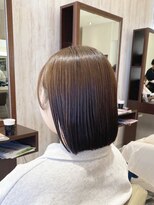 ヘアメイク アリエス 岩切店(HAIR MAKE aries) ぱっつんボブ タッセルボブ 20代 30代  オシャレボブ 仙台 岩切