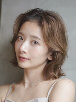 ワン 辻堂(one)&nbsp;オリーブベージュ/ウェットヘア /レイヤーカット /辻堂