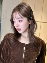 グロー 大宮(GLROW)&nbsp;韓国レイヤーカット顔周り　くびれ　おくれ毛　前髪　haruhi