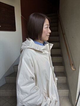 コレットヘアー ザモリオカ(Colette HAIR the MORIOKA) 大人マロングレージュ×BOB