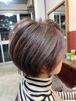 ルーファス 恵比寿 渋谷(Ruufus) 白髪ハイライト丸みショート 2402