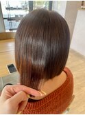 ボブ×髪質改善水素カラー