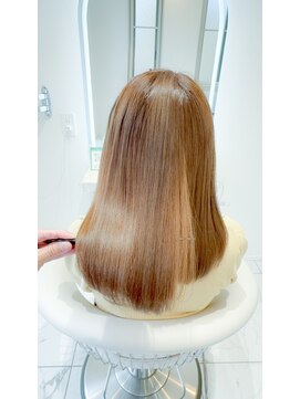 ジュエル(JEWEL) ハイトーンベージュカラー　髪質改善　TOKIO 新松戸　個室美容室