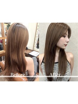 極上の髪質改善トリートメントがココに！髪本来のツヤを引き出し、潤いのある柔らかい質感へ。【北千住】