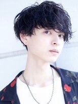 レタッチ バイ フィフス 銀座(RETOUCH by fifth) 銀座シャドウパーマフェザーパーマセンターパートマッシュメンズ