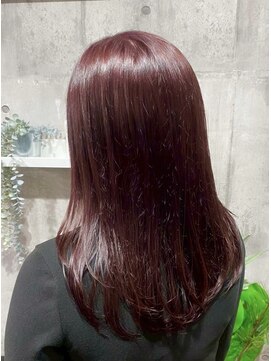 ディアーバイラポールヘア(Dear by RAPPORT HAIR) 艶々ブラウンレッド