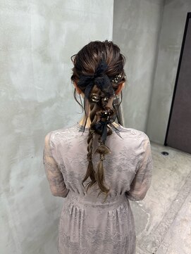 お呼ばれアレンジ