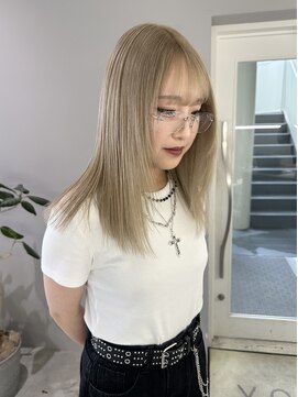 ワンカラー/ブリーチカラー/髪質改善/ハイトーンカラー