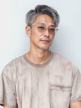 前髪アップで爽やかに