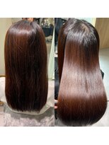 ゴカンムード(Gokan mood)&nbsp;髪質改善縮毛矯正ハイライトダブルカラーショートカット30代40代