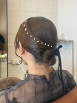 サウ(sau.)&nbsp;【sau.】nene 結婚式ヘアセット/タイトシニヨン