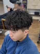 メルシー トータル ブランディング サロン(merci TOTAL BRANDING SALON) メンズスペインカール スパイラルパーマツーブロック