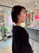 シーン バイ ラッド(SCENE by RAD) レイヤー入りで小顔魅せするシンプルボブショートショートボブ
