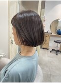 ◆ 艶感グレージュ×丸みボブ×オージュア【新小岩】