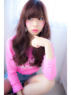 アンジュ ヘアー(Ange hair) アンジュヘアー金山　無造作アンニュイカールの暗髪スタイル！