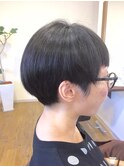 アシンメショートヘアー